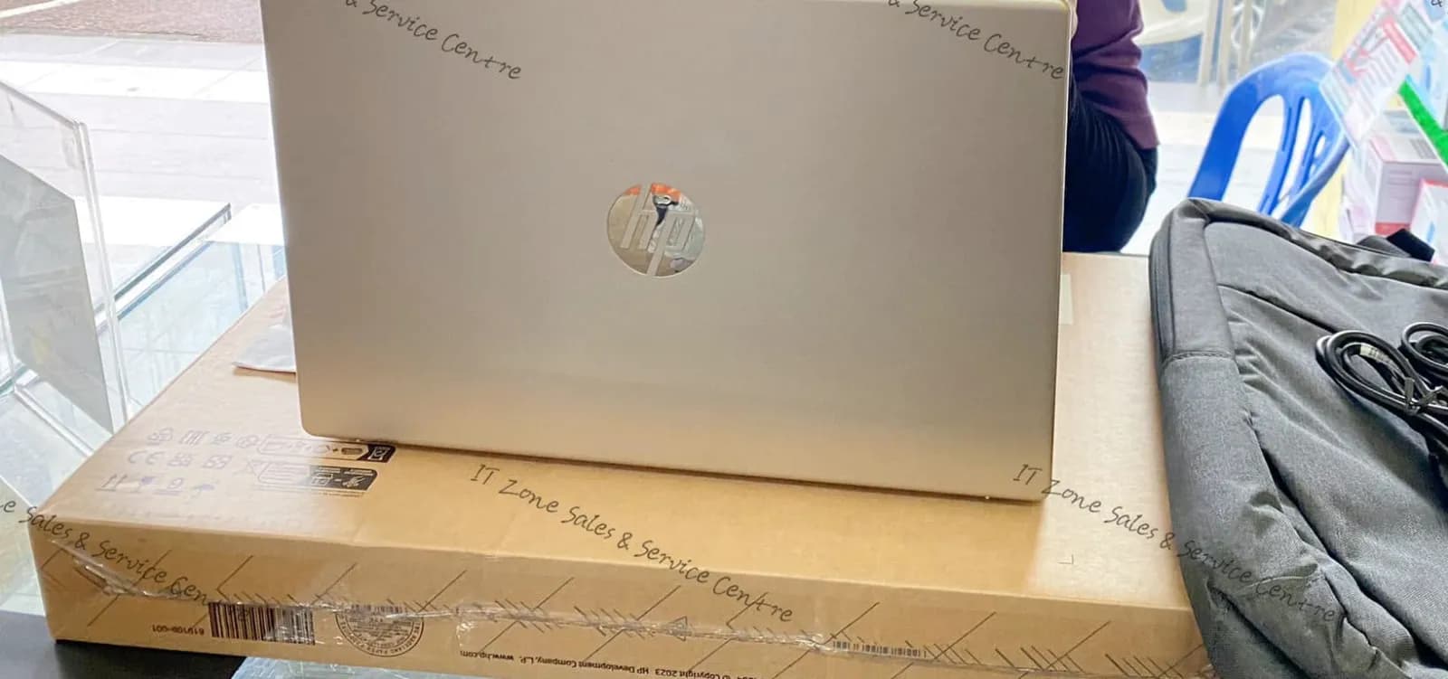 New HP laptop checked and handed over