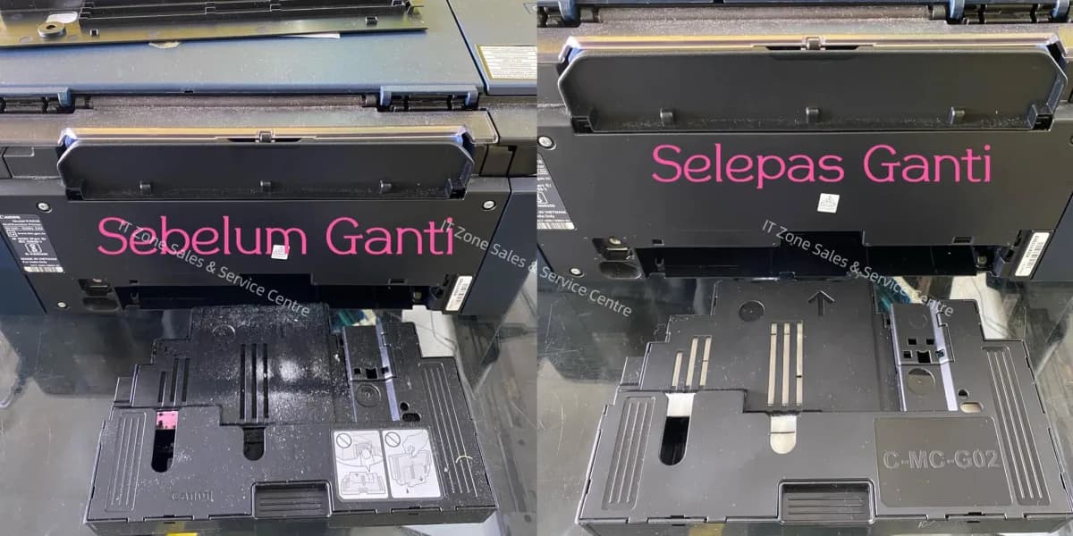 Printer service for a print head problem