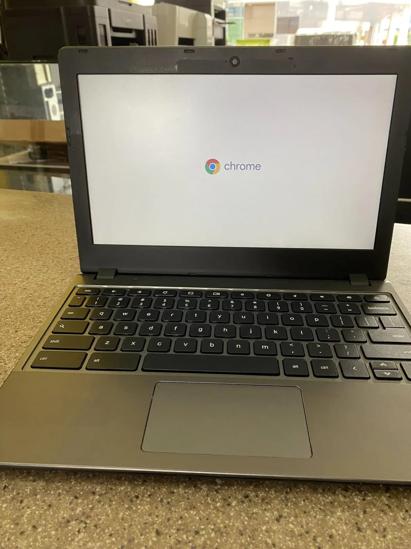 Windows 10 running on a Chromebook