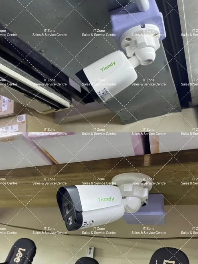Tiandy 2MP cameras with built-in microphone in Endau